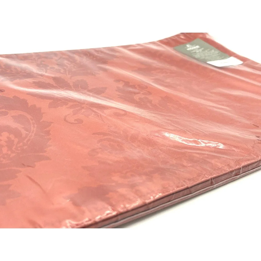 JCPenney Home Florence Damask Placemats 13x19‎ Autumn Vine Rust Color Set of 4